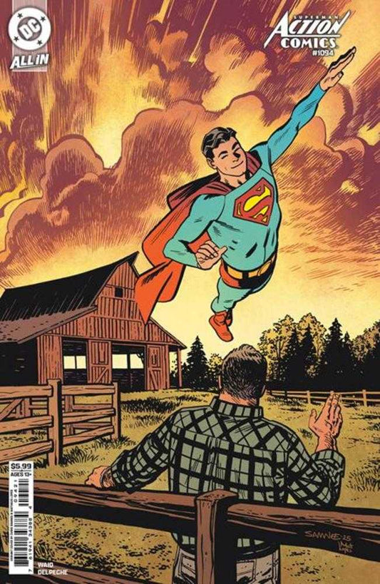 Action Comics 1094 Cover B Chris Samnee Card Stock Variant - Cadets Toys & Comics