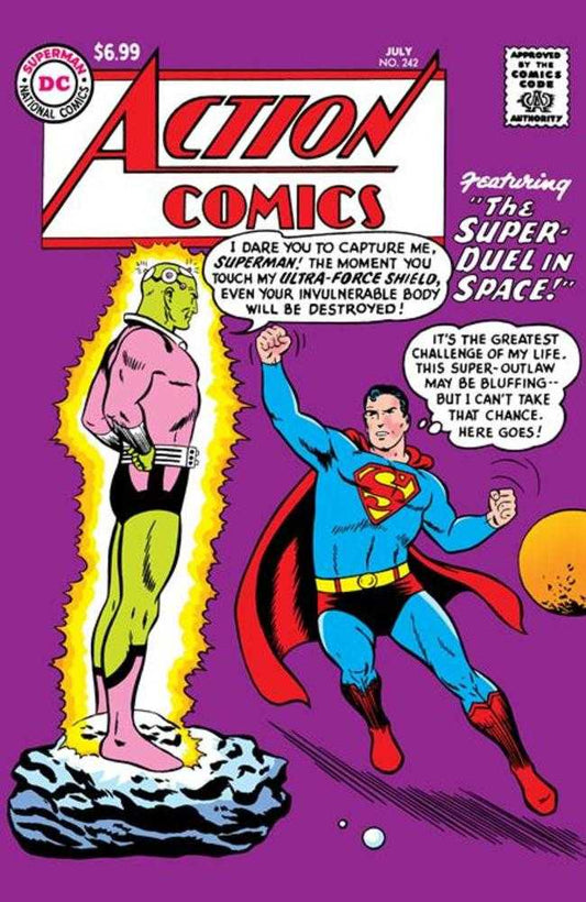 Action Comics 242 Facsimile Edition Cover C Curt Swan Foil Variant - Cadets Toys & Comics