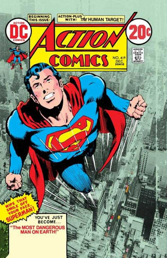 Action Comics 419 Facsimile Edition Cover A Neal Adams - Cadets Toys & Comics