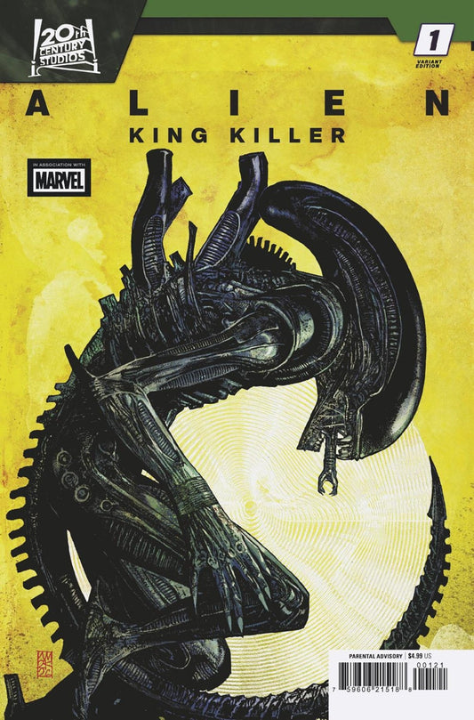 Alien: King Killer 1 Alex Maleev Variant - Cadets Toys & Comics