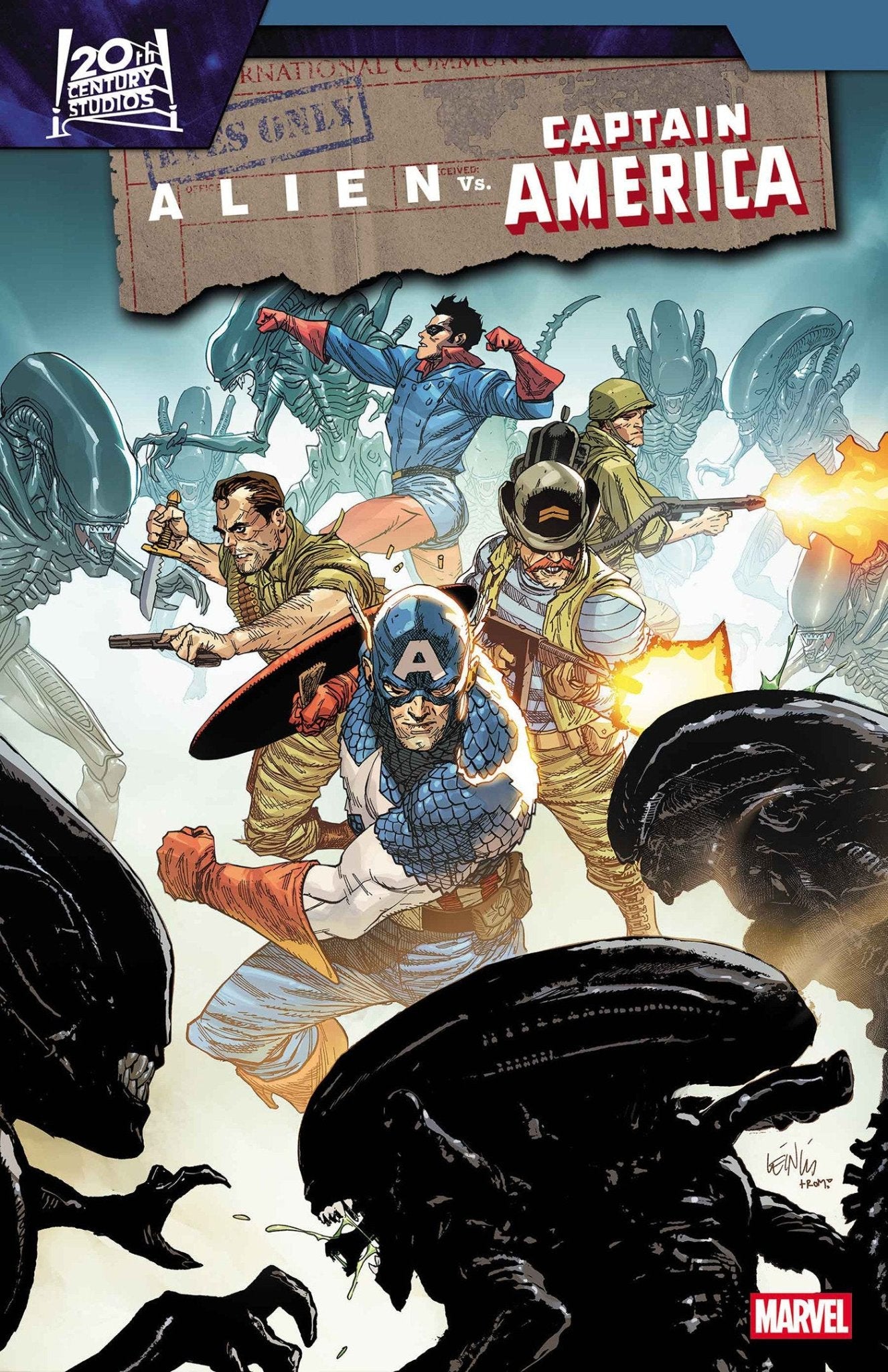 Alien vs. Captain America 2 - Cadets Toys & Comics