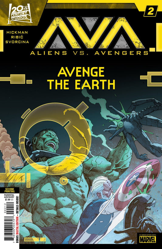 Aliens vs. Avengers 2 Esad Ribic 2nd Print Variant - Cadets Toys & Comics