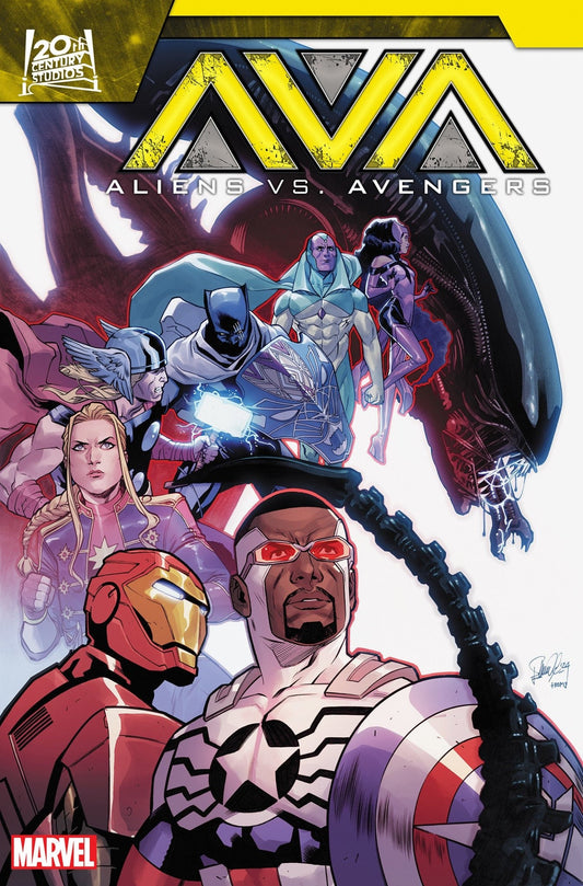 Aliens vs Avengers 3 (Of 4) Elena Casagrande Variant - Cadets Toys & Comics