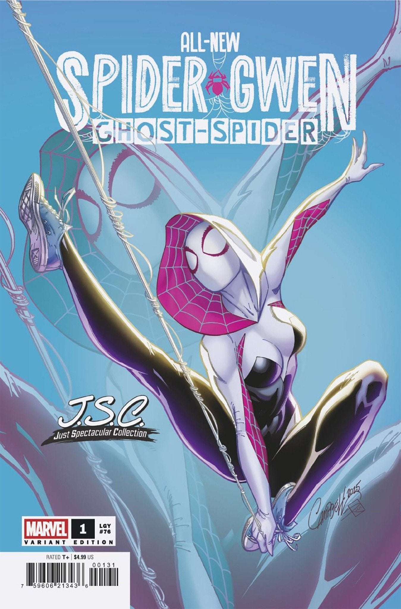 All-New Spider-Gwen: The Ghost-Spider #1 J. Scott Campbell Just Spectacular Collection Variant