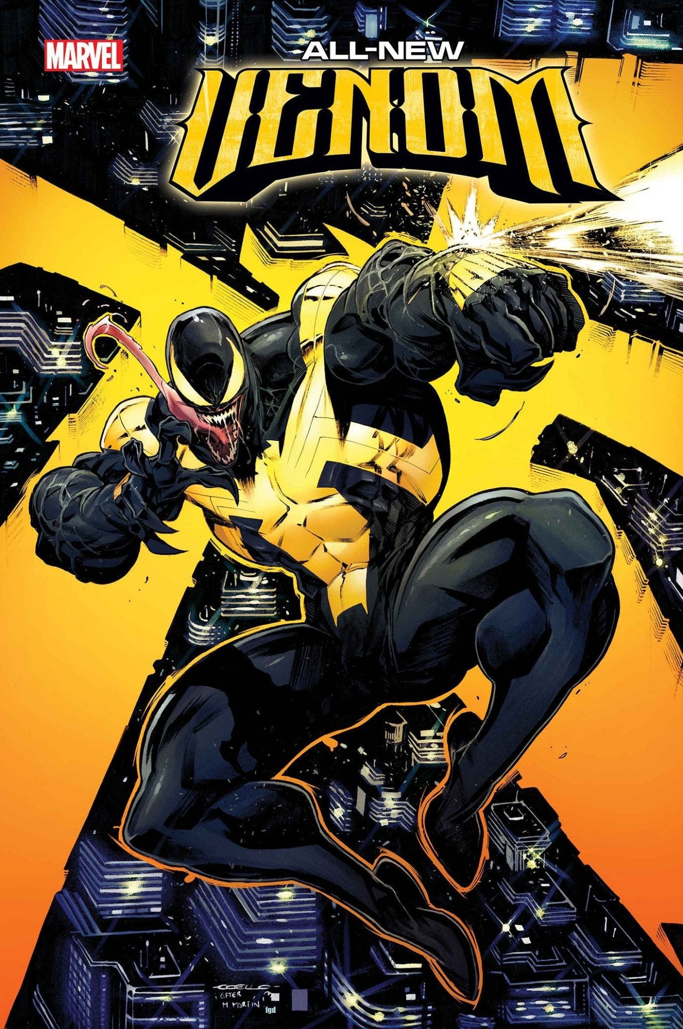 All - New Venom 1 Iban Coello Gold Foil Variant - Cadets Toys & Comics