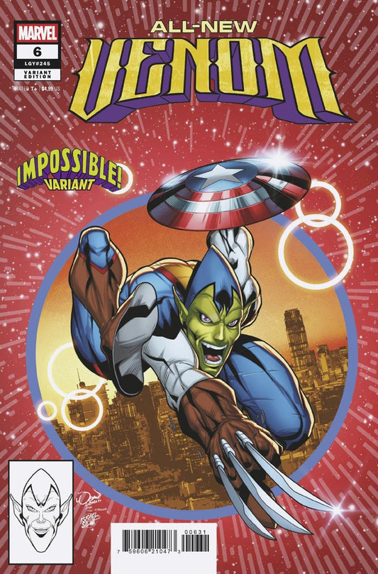 All - New Venom 6 Logan Lubera Impossible! Variant - Cadets Toys & Comics
