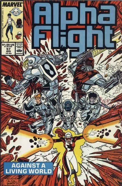 Alpha Flight, Vol. 1 #57 (Jim Lee Regular Cover)