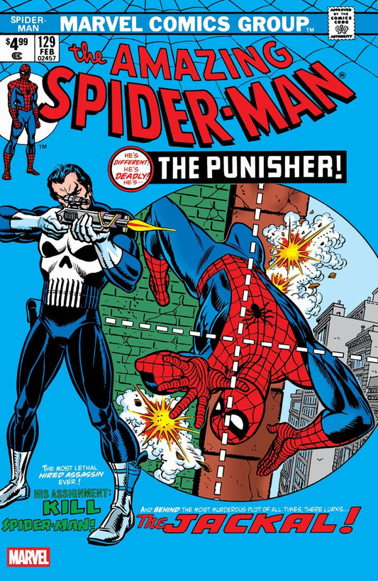 Amazing Spider-Man 129 Facsimile Edition Blue Foil Variant [New Printing 2] - Cadets Toys & Comics