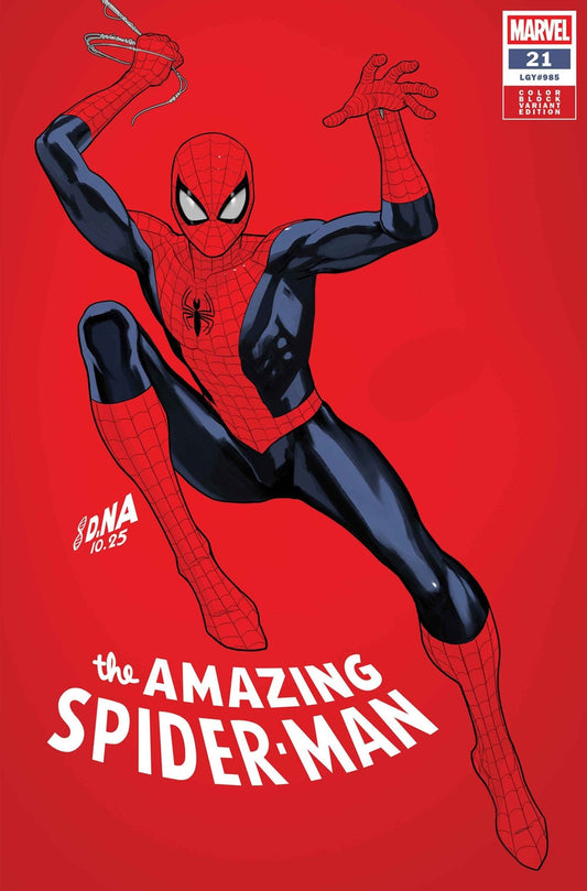 Amazing Spider - Man 21 David Nakayama Color Block Red Variant - Cadets Toys & Comics
