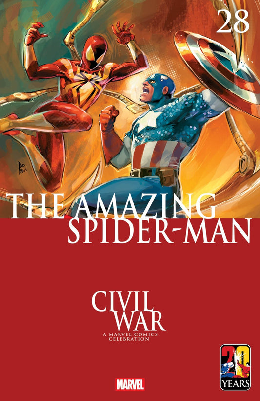 Amazing Spider - Man 28 Rod Reis Civil War Celebration Variant - Cadets Toys & Comics
