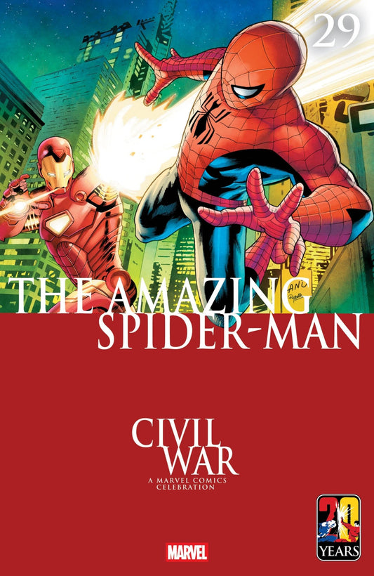 Amazing Spider - Man 29 Greg Land Civil War Celebration Variant - Cadets Toys & Comics