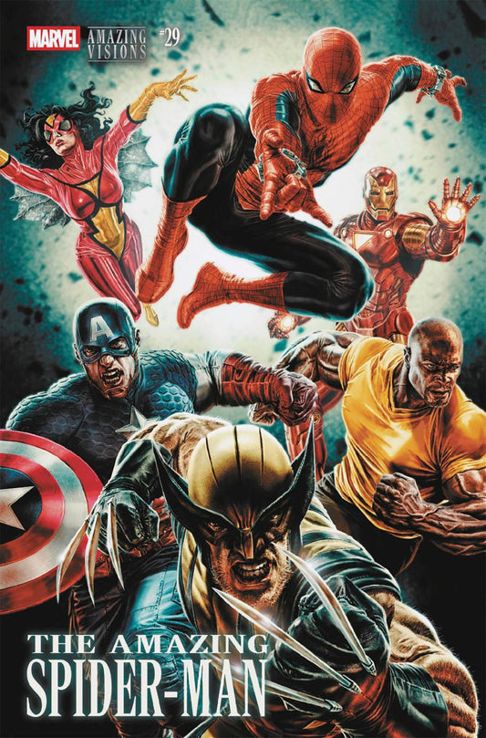 Amazing Spider - Man 29 Lee Bermejo Amazing Visions Variant - Cadets Toys & Comics