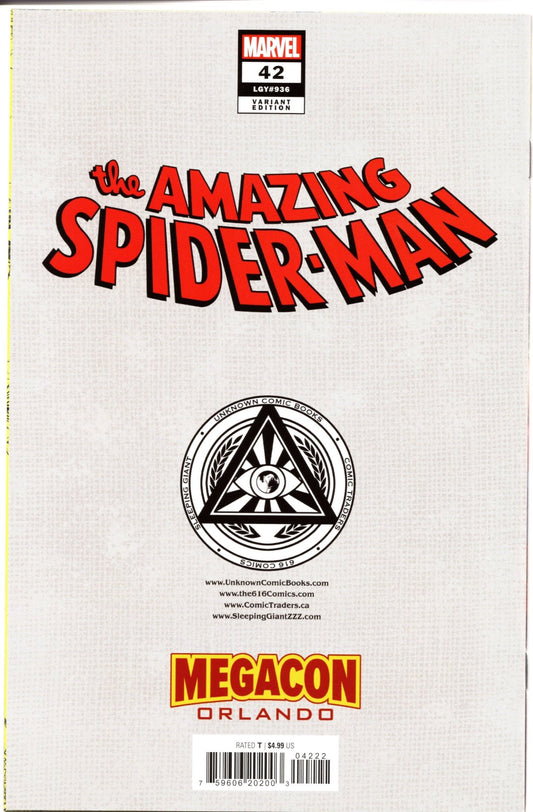 Amazing Spider - Man 42 Ejikure Foil Variant Signed - Cadets Toys & Comics