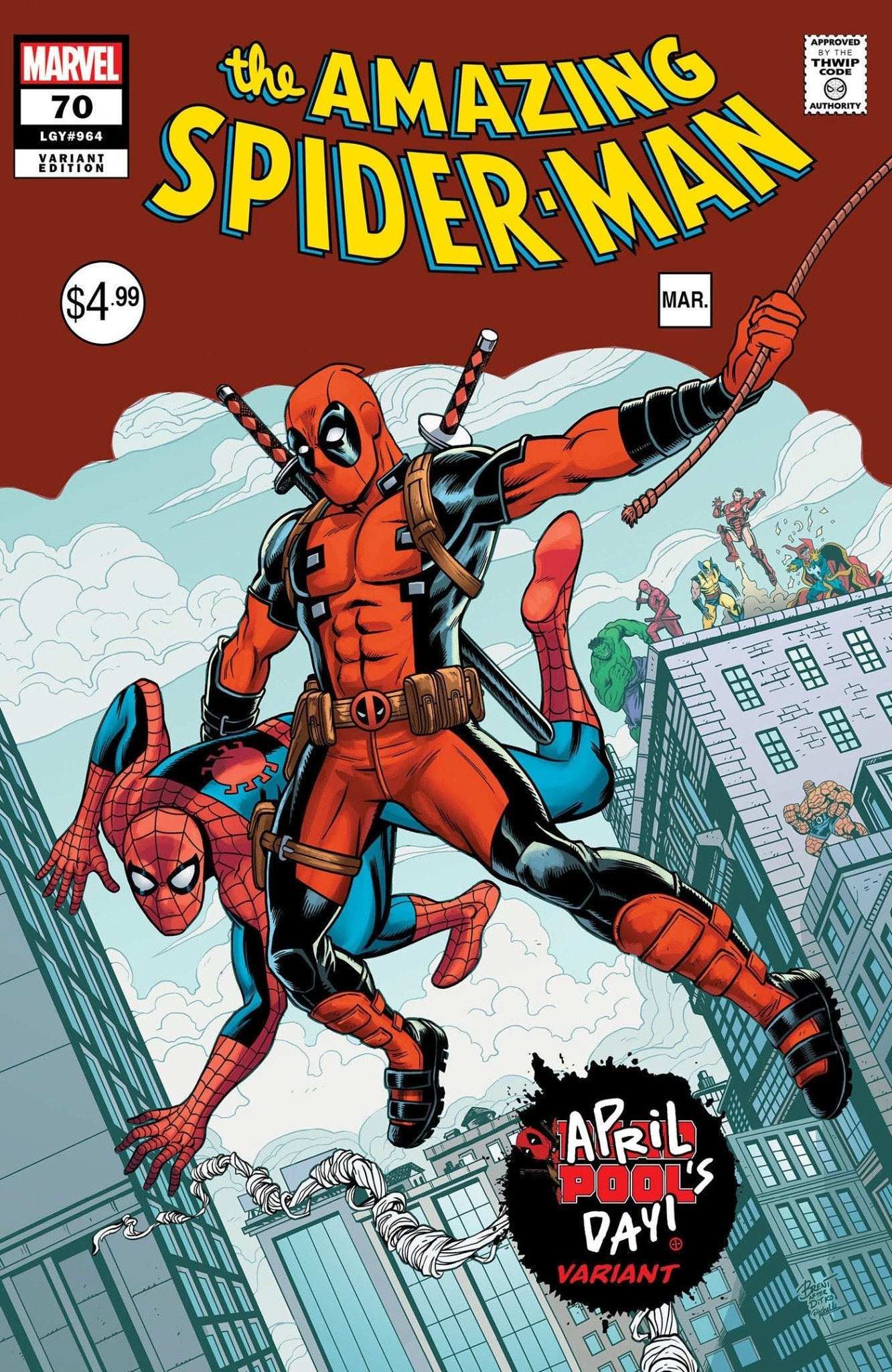 Amazing Spider - Man 70 Brent Schoonover April Pool'S Day Variant [Doom] - Cadets Toys & Comics