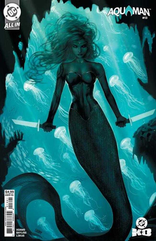 Aquaman 13 Cover B Nathan Szerdy Card Stock Variant - Cadets Toys & Comics