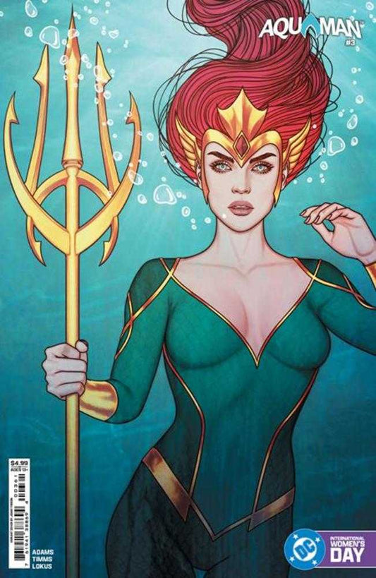 Aquaman 3 Cover E Jenny Frison International Womens Day Mera Card Stock Variant - Cadets Toys & Comics