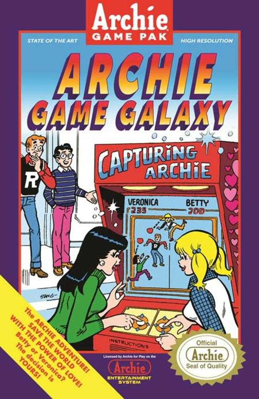 Archie Comics 85 Th Anniversary Presents Archie Game Galaxy 1 (One Shot) Cover B Stan Goldberg Box Art Variant - Cadets Toys & Comics