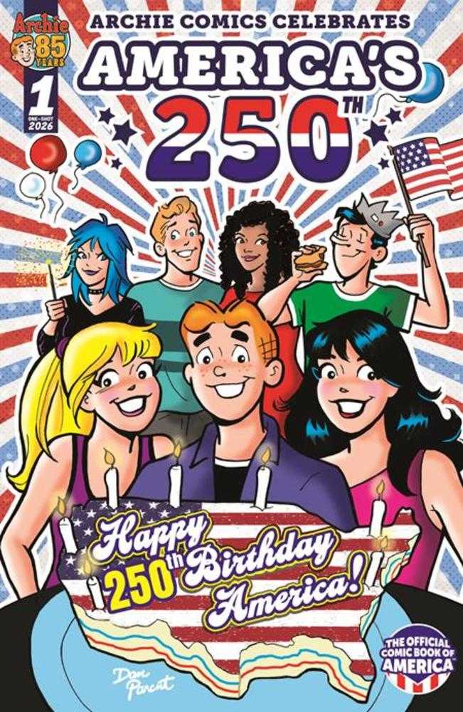 Archie Comics Celebrates Americas 250 Th (One Shot) Cover A Dan Parent - Cadets Toys & Comics