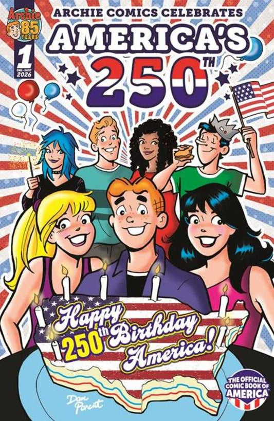 Archie Comics Celebrates Americas 250 Th (One Shot) Cover A Dan Parent - Cadets Toys & Comics