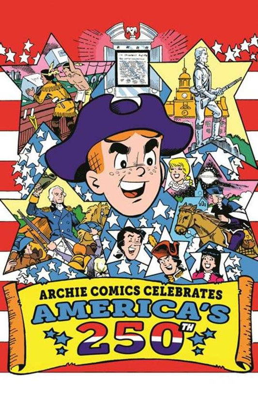Archie Comics Celebrates Americas 250 Th (One Shot) Cover B Stan Goldberg Life With Archie Retro Full Art Variant - Cadets Toys & Comics