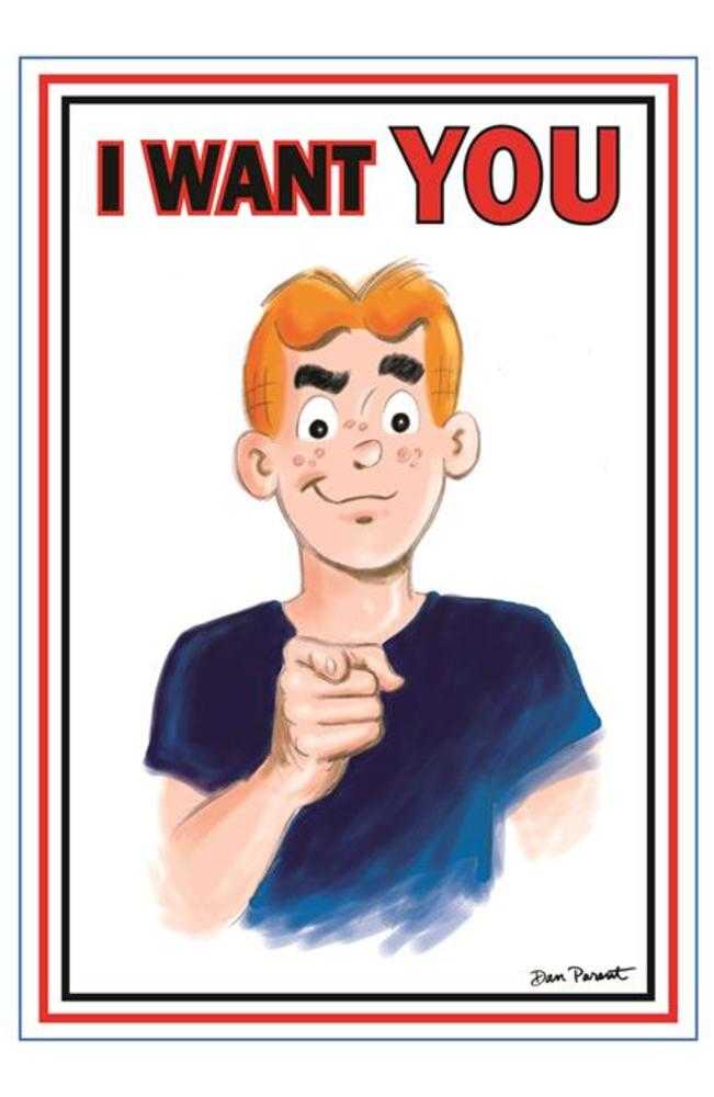Archie Comics Celebrates Americas 250 Th (One Shot) Cover C Dan Parent Uncle Sam Poster Art Variant - Cadets Toys & Comics