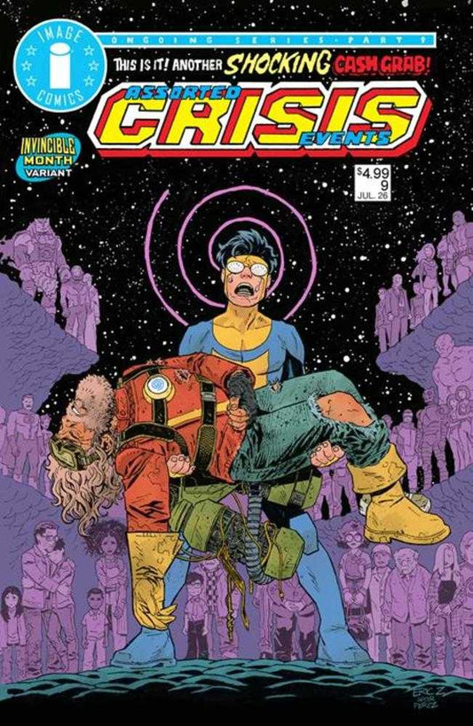 Assorted Crisis Events 9 Cover C Eric Zawadzki Invincible Team Up Variant (Mature) - Cadets Toys & Comics
