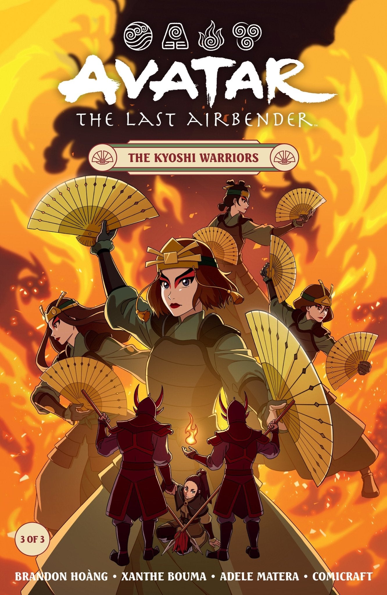 Avatar: The Last Airbender The Kyoshi Warriors 3 (Cover A) (Danielle Weires) - Cadets Toys & Comics