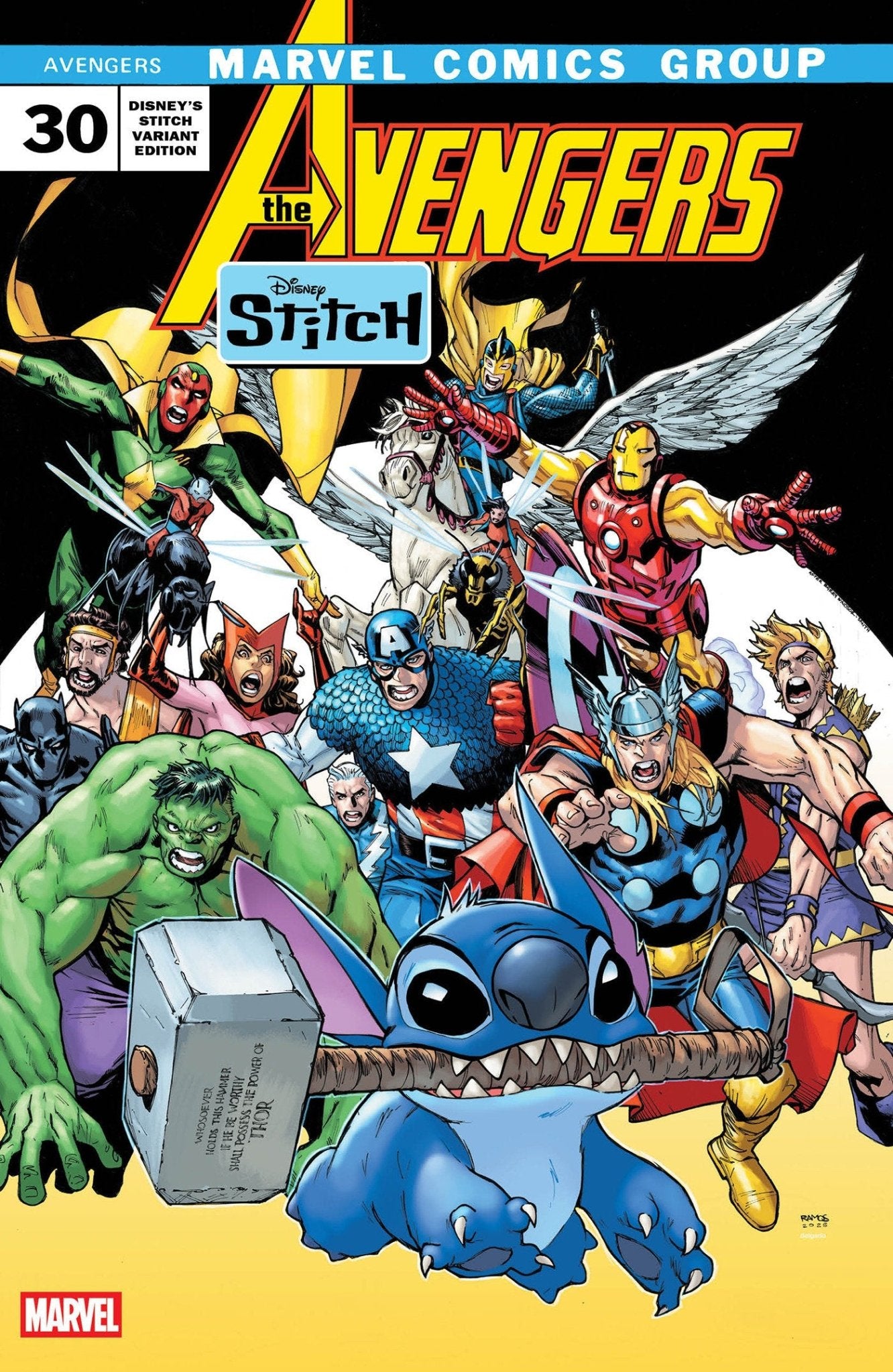 Vengadores n.° 30 Humberto Ramos Variante Disney Stitch