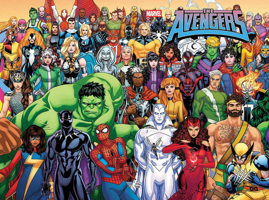 Avengers 34 Wraparound Cover - Cadets Toys & Comics