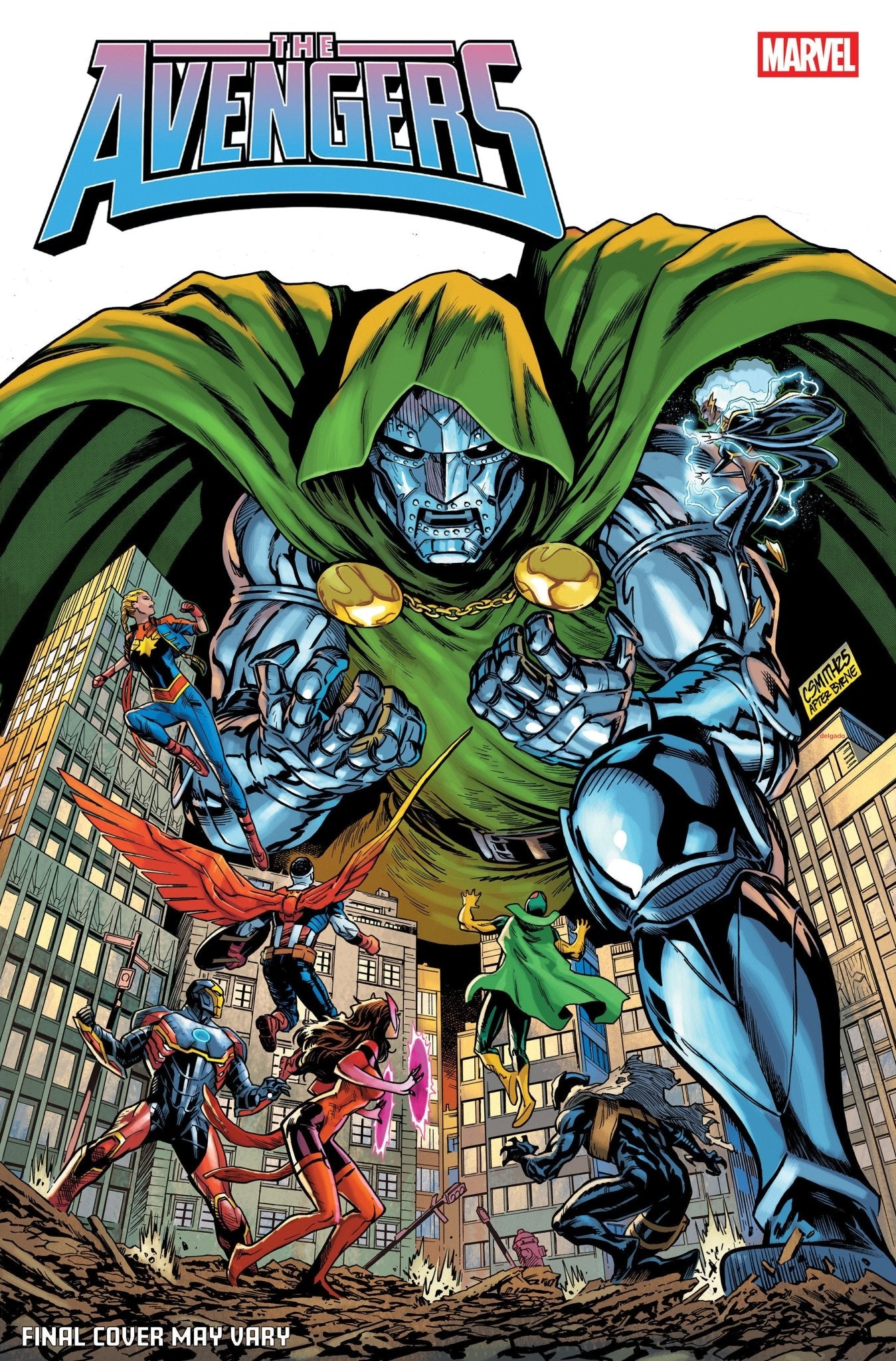 Avengers 36 Cory Smith Doom Homage Variant - Cadets Toys & Comics