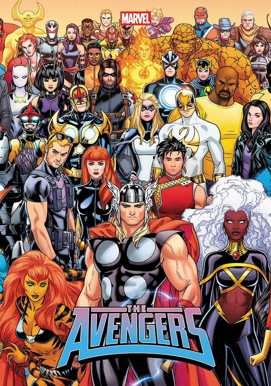 Avengers 36 Wraparound Cover - Cadets Toys & Comics