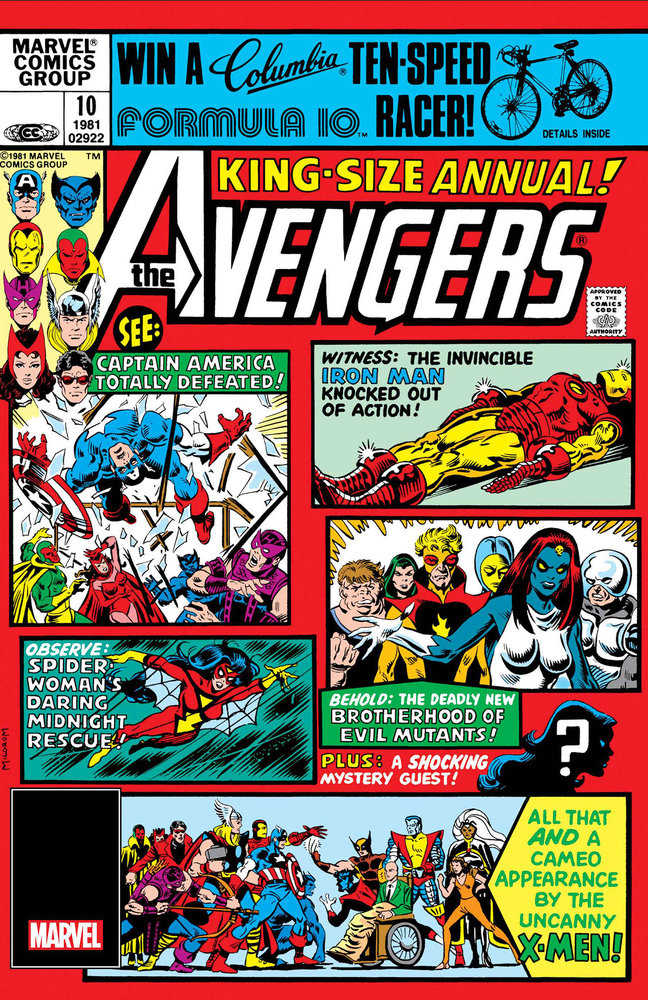 Avengers Annual 10 Facsimile Edition Foil Variant - Cadets Toys & Comics