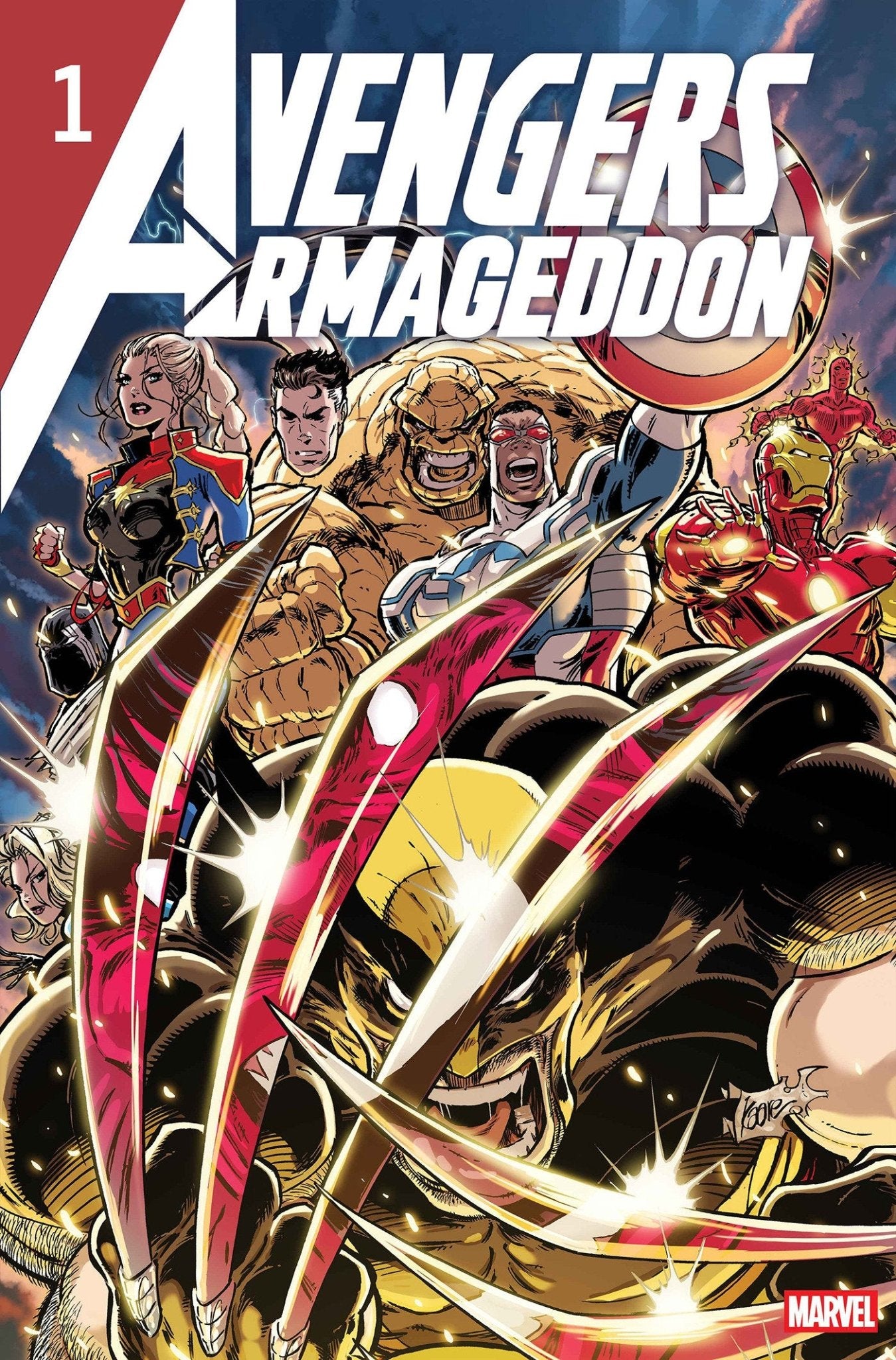 Avengers: Armageddon 1 Kaare Andrews Foil Variant - Cadets Toys & Comics