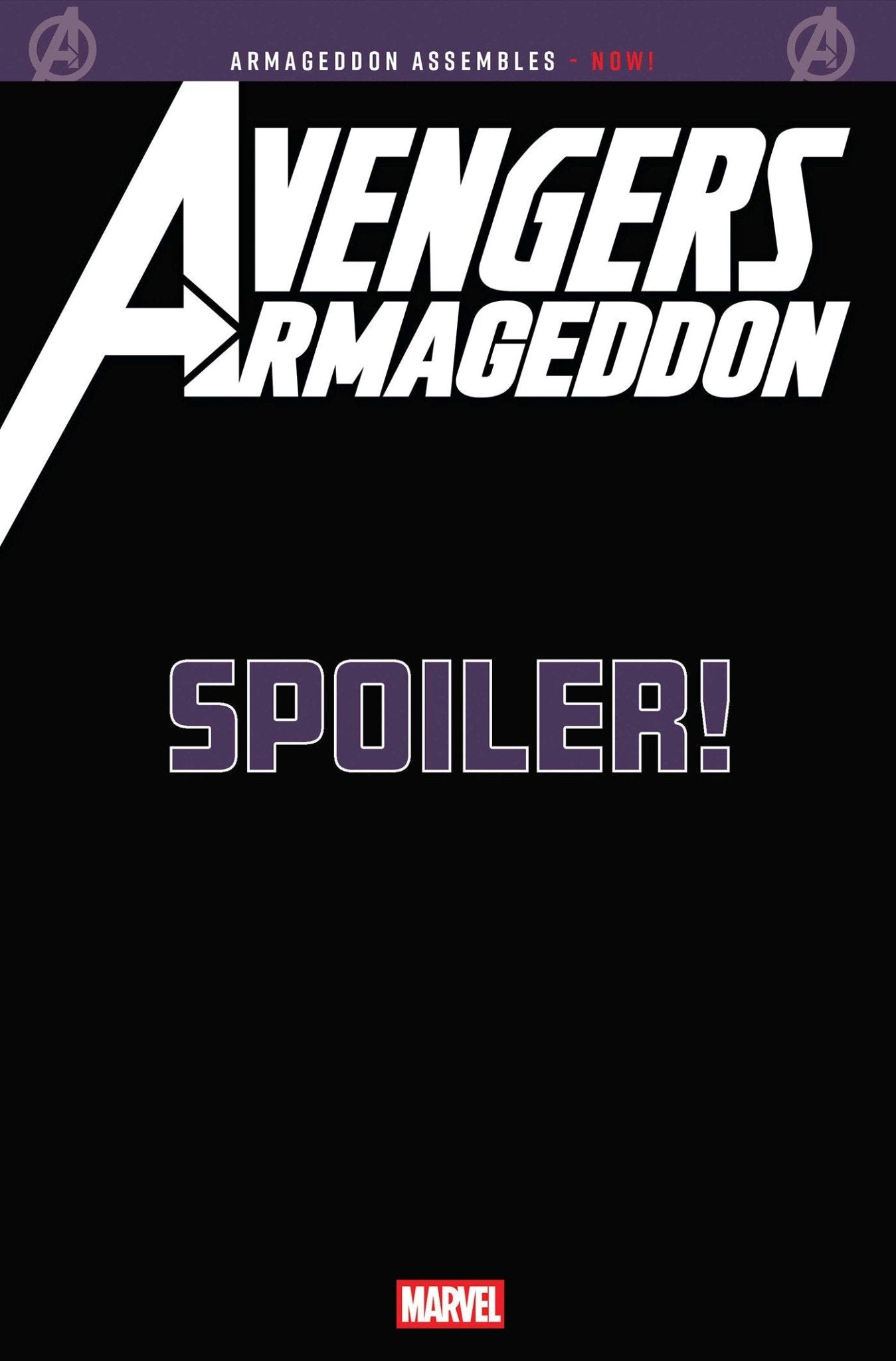 Avengers: Armageddon 1 Marco Checchetto Spoiler Variant - Cadets Toys & Comics