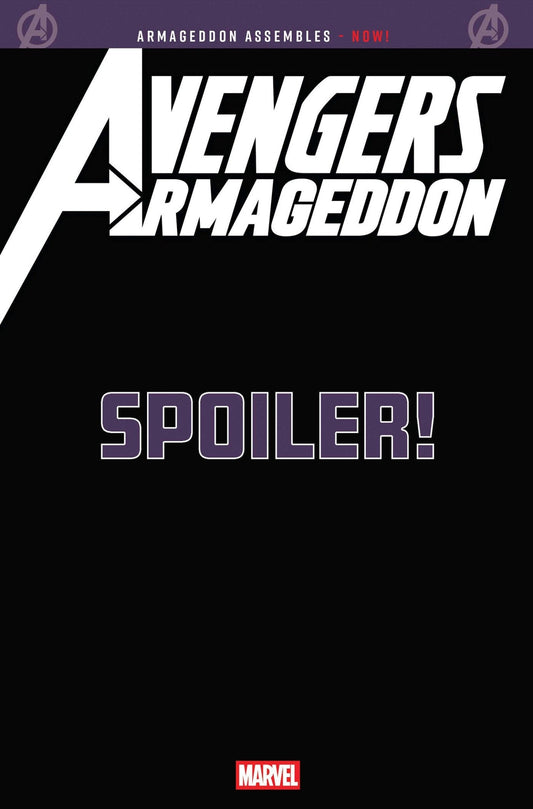 Avengers: Armageddon 1 Marco Checchetto Spoiler Variant - Cadets Toys & Comics