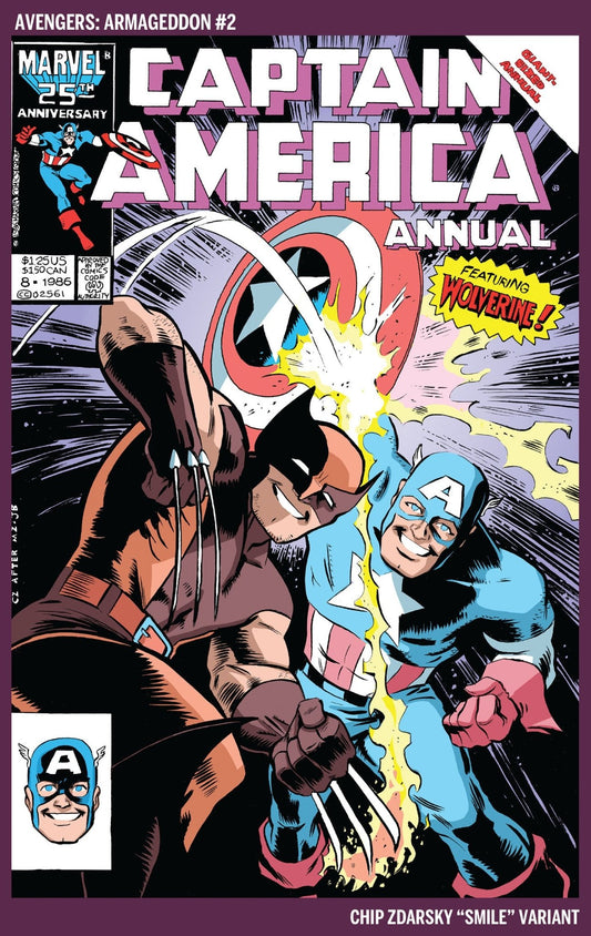 Avengers: Armageddon 2 Chip Zdarsky Smile Variant - Cadets Toys & Comics