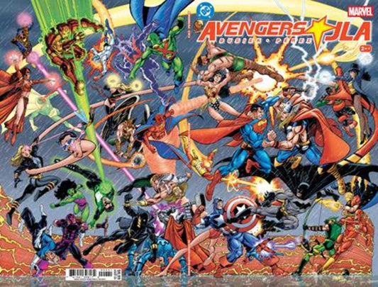 Avengers JLA 2 (Of 4) Facsimile Edition Cover D George Perez Foil Variant - Cadets Toys & Comics