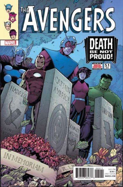 Vengadores, Vol. 7 #5.1A - ¡La muerte no se enorgullezca!