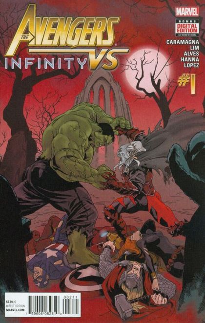 Vengadores contra el Infinito #1A (Portada regular de Kalman Andrasofszky)