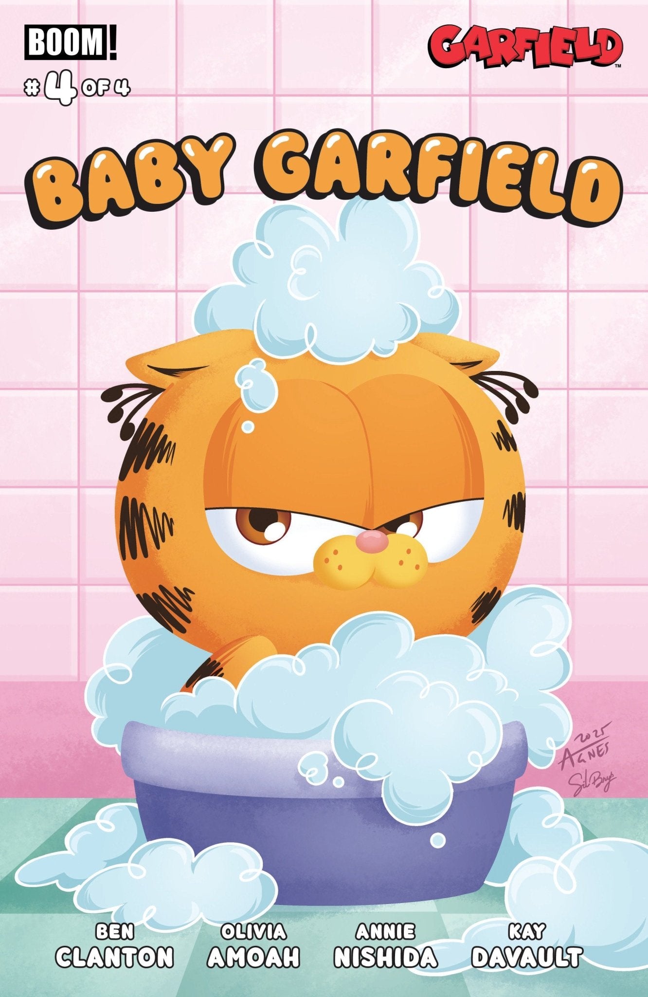 Baby Garfield 4 A Main (Dressed, Garbowska) - Cadets Toys & Comics