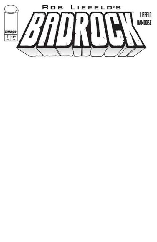 Badrock 1 Cover F Blank Sketch Variant - Cadets Toys & Comics