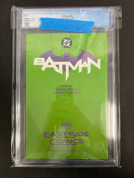 Batman 1 - Redcode Akira Homage - CGC 9.8 - Cadets Toys & Comics
