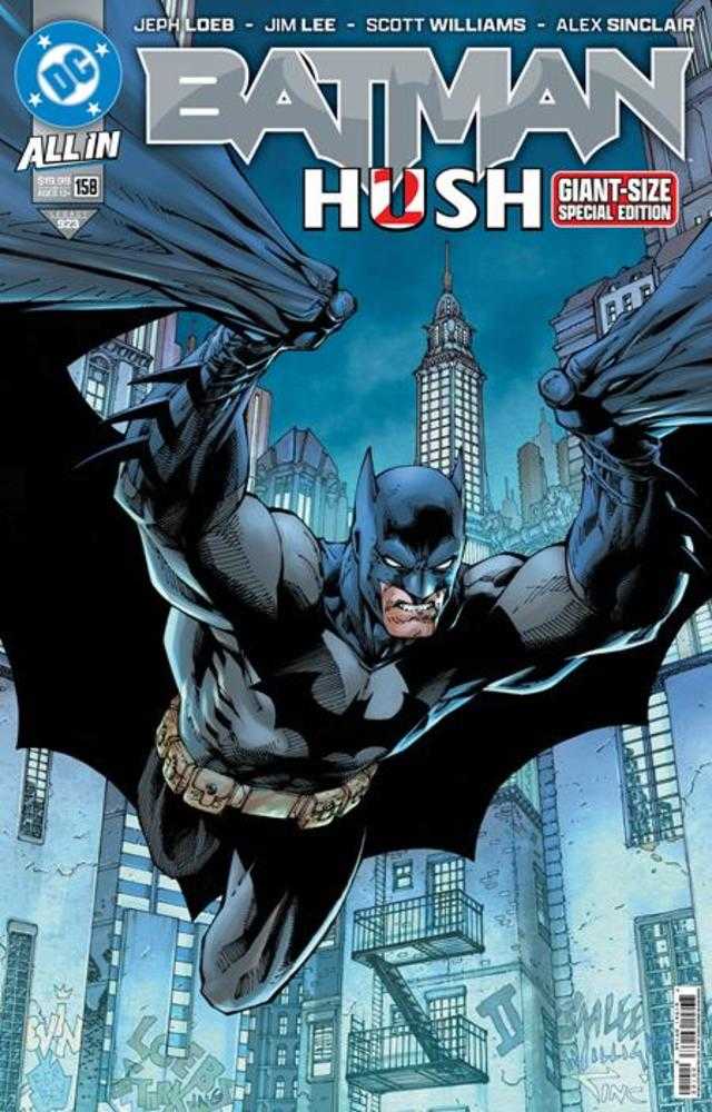 Batman #158 Edición Especial Gigante, 2ª Impresión, Portada B, Jim Lee, Lámina Metalizada