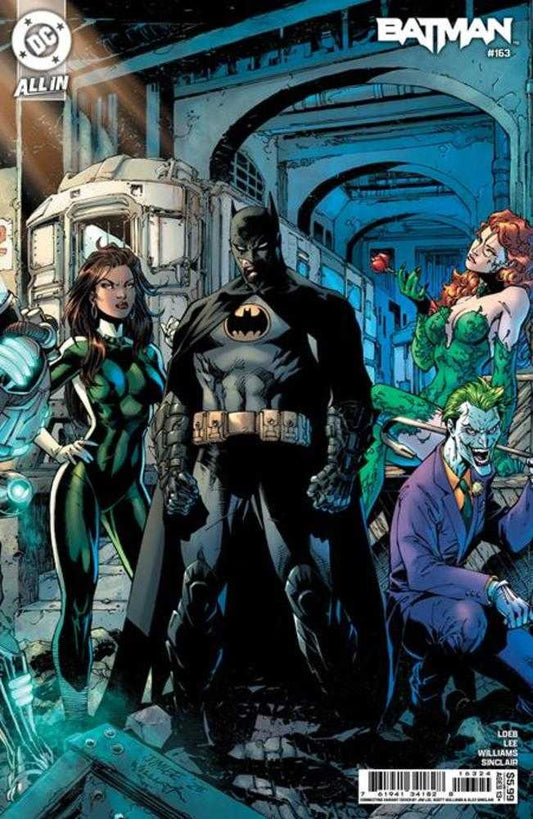 Batman 163 Cover B Jim Lee & Scott Williams Batman Connecting Middle Card Stock Variant - Cadets Toys & Comics