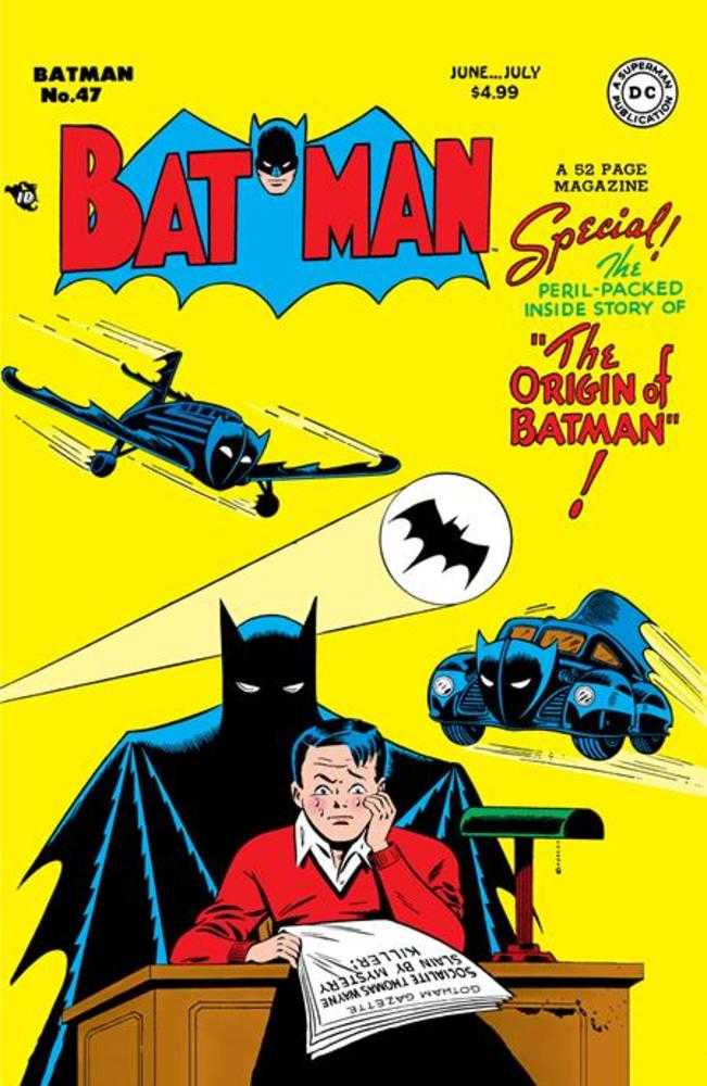 Batman #47 Edición Facsímil Portada A Bob Kane
