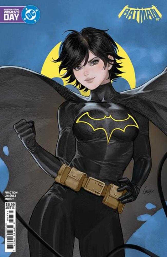 Batman 7 Cover F Lesley Leirix Li International Women’s Day Card Stock Variant - Cadets Toys & Comics