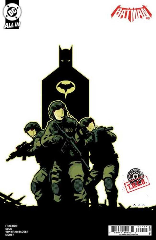 Batman 9 Cover H 1 in 25 David Aja Card Stock Variant - Cadets Toys & Comics