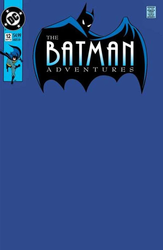 Batman Adventures 12 Facsimile Edition Cover D Blank Variant - Cadets Toys & Comics