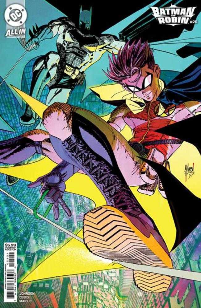 Batman y Robin #25 Portada B Guillem March Variante en cartulina