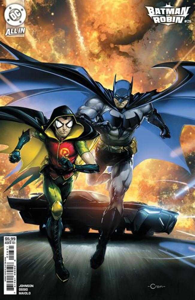 Batman y Robin #26 Portada C Clayton Crain Variante en cartulina